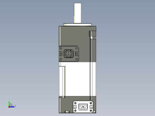 电机MS6H-40CN30BZ3-20A5-S.STEP左视缩略图