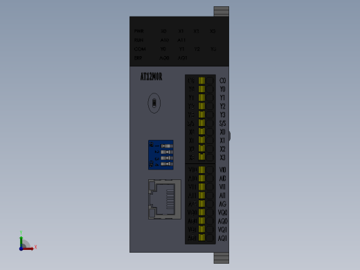 PLC 海威卡AT12M0R前视缩略图