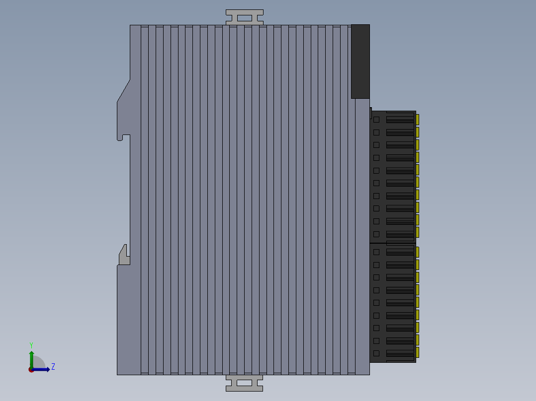 PLC 海威卡AT12M0R左视图