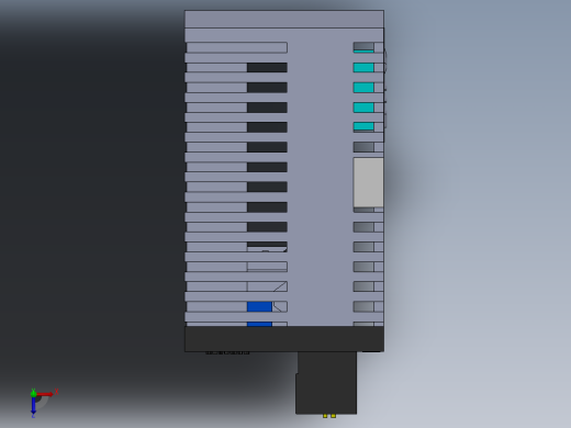 PLC 海威卡AT12M0R俯视缩略图