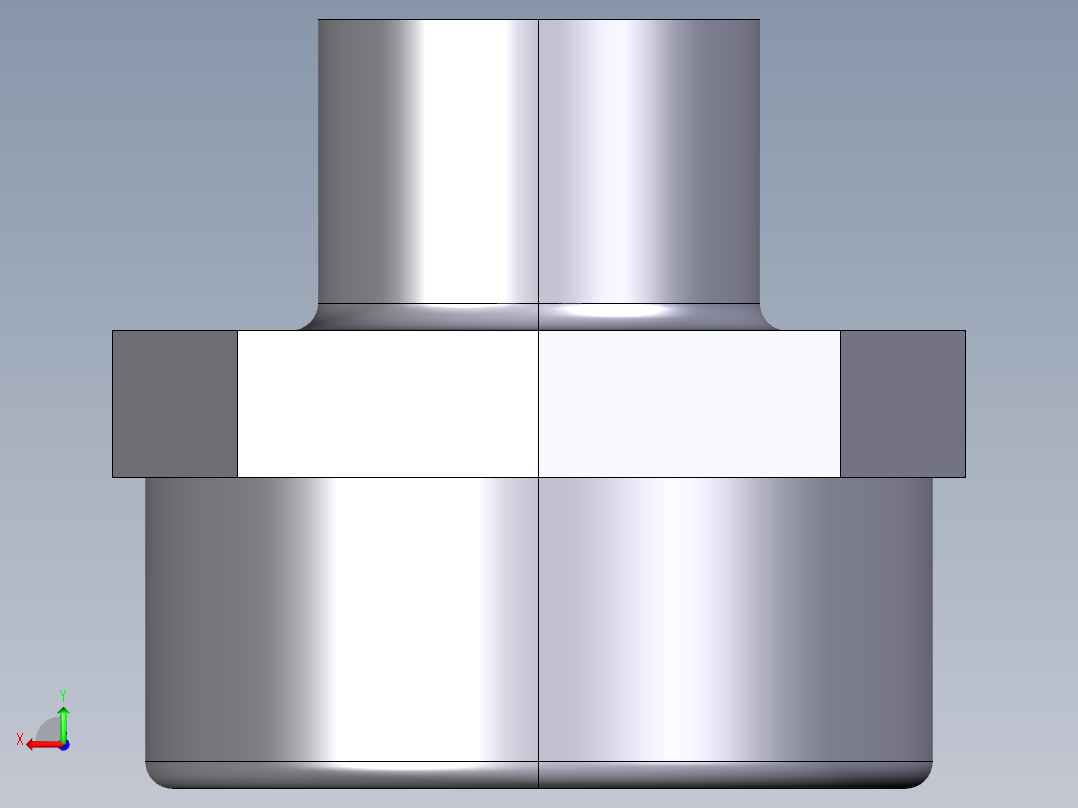 23IFFV 减速机：BSP螺纹母端（R1），BSP的阳螺纹端（R减小）后视图