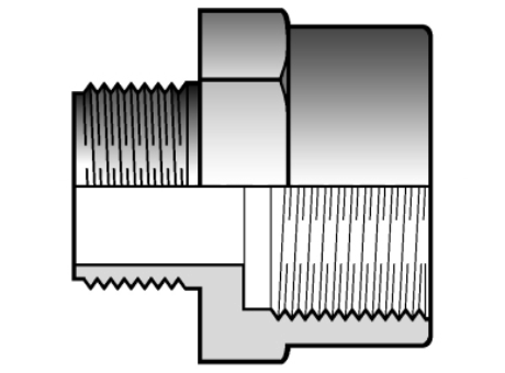 23IFFV 减速机：BSP螺纹母端（R1），BSP的阳螺纹端（R减小）