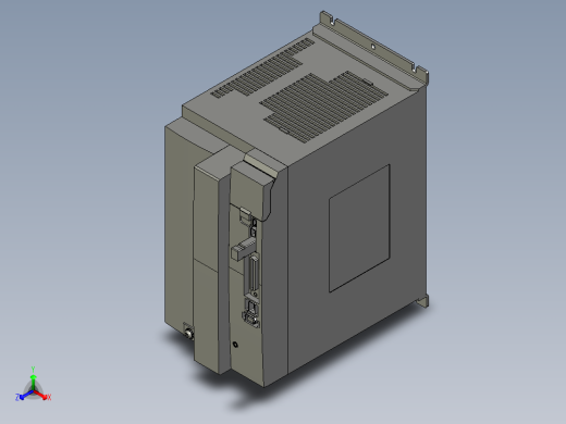 MFDKTA390E伺服控制器正等轴测缩略图