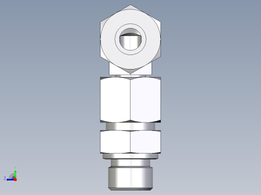 卡套式工业通用硬管接头EO_Assembled_adjustable_standpipe_elbow_EVW14SM71右视缩略图