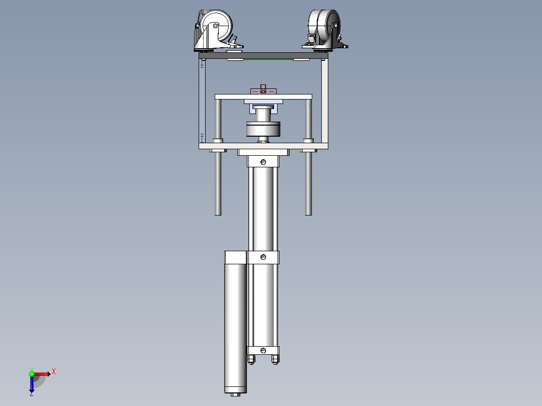 压力检测机sw18可编辑俯视图