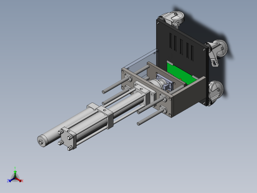 压力检测机sw18可编辑正等轴测缩略图