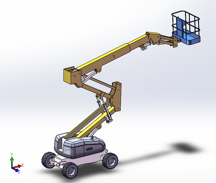 曲臂式高空作业平台举升装置