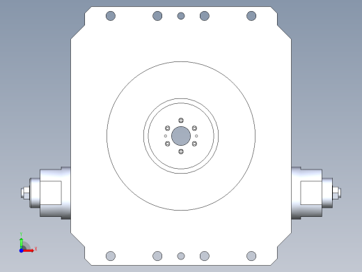 液压转台HCT-470前视缩略图