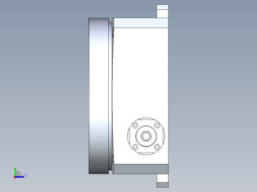 液压转台HCT-470左视缩略图