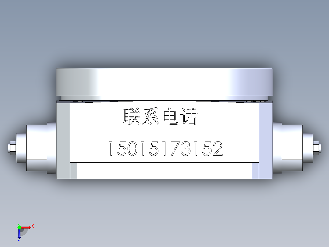 液压转台HCT-470俯视图