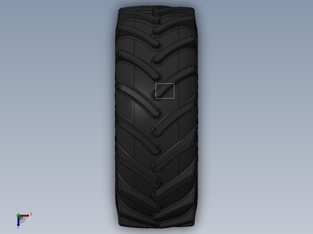 轮胎、车轮、轮毂(63)俯视图