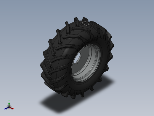 轮胎、车轮、轮毂(63)正等轴测缩略图