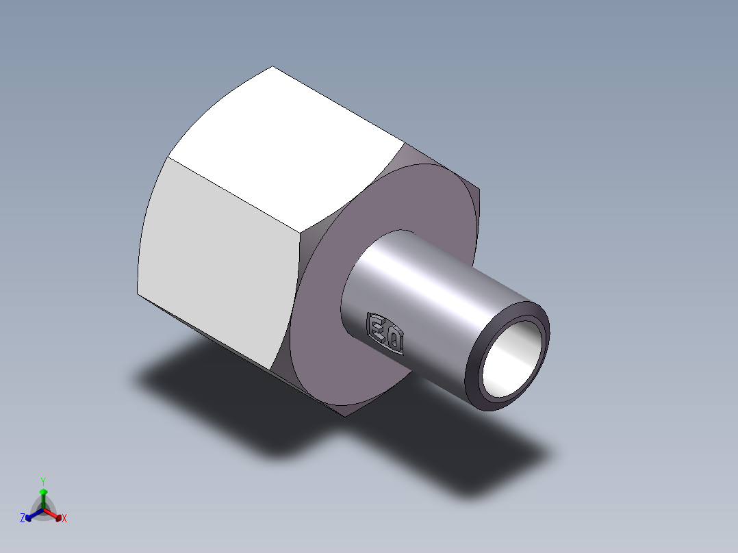 90度焊接接头、2WD-10X1.0.zip正等轴测图