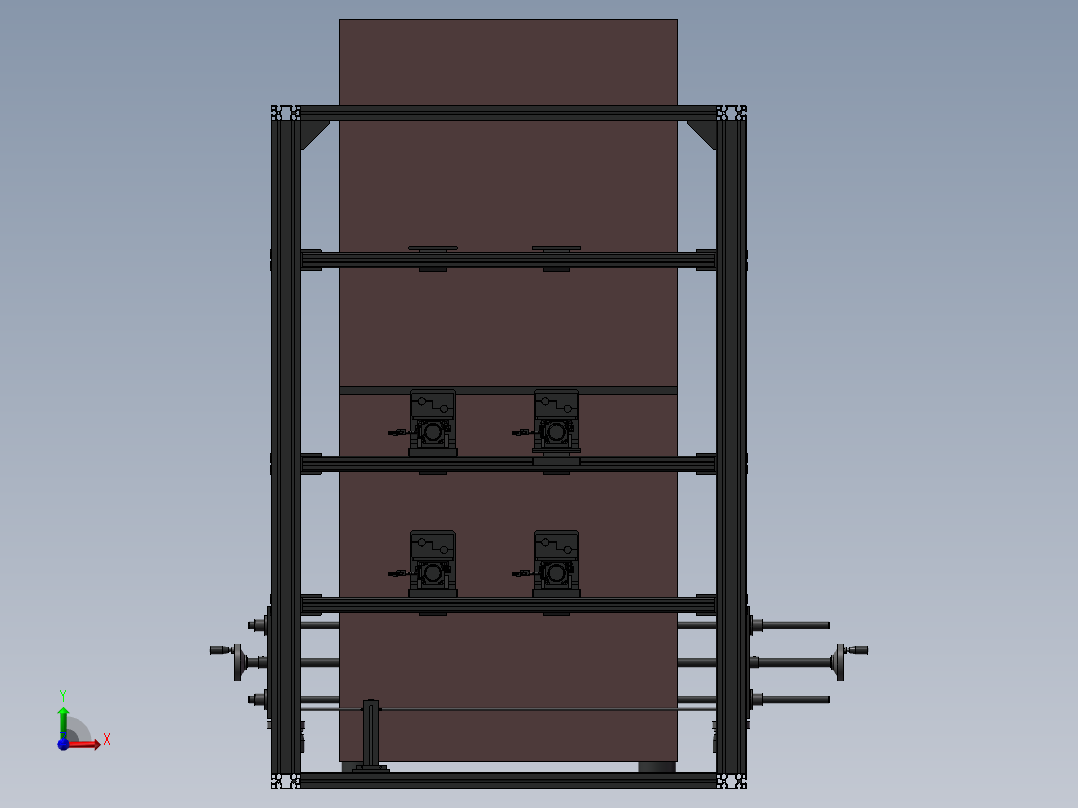 冰箱抽屉疲劳检测机前视图