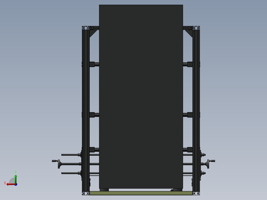 冰箱抽屉疲劳检测机后视图