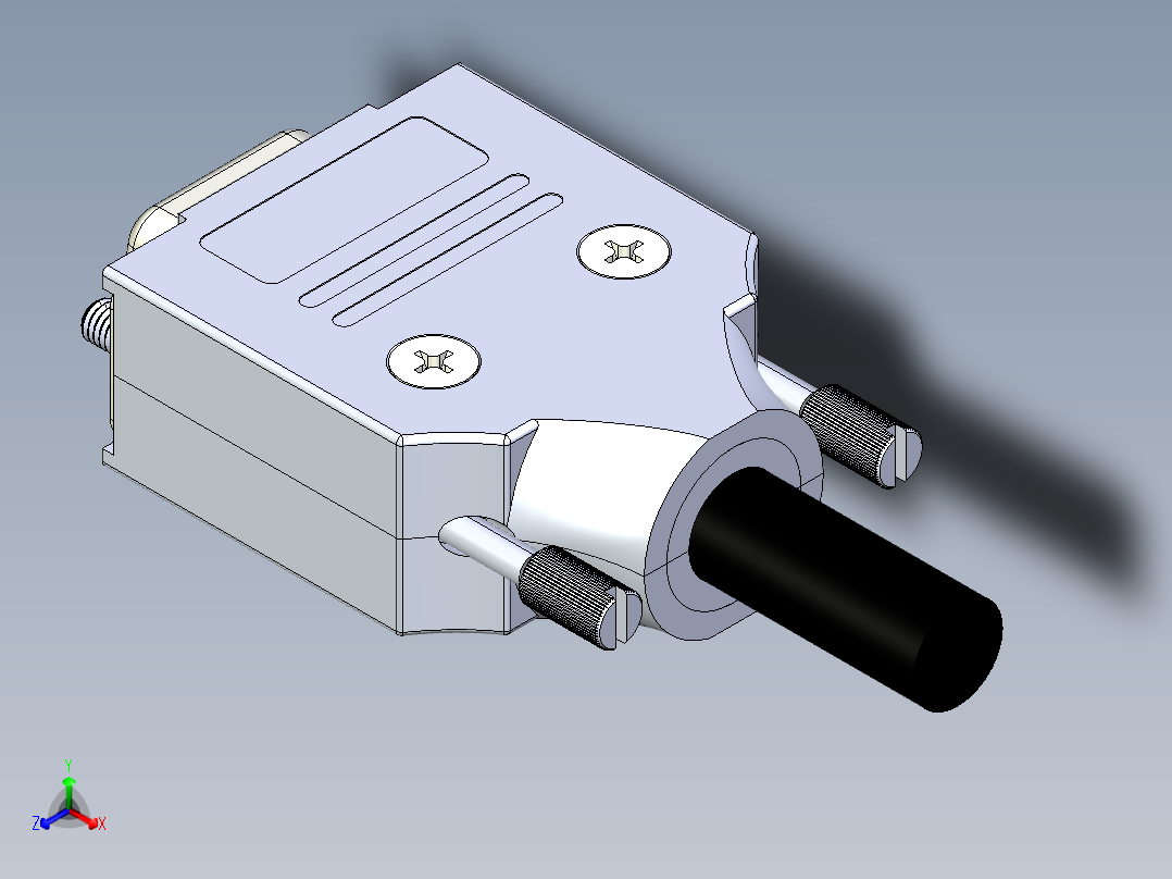 接插件(295)正等轴测图