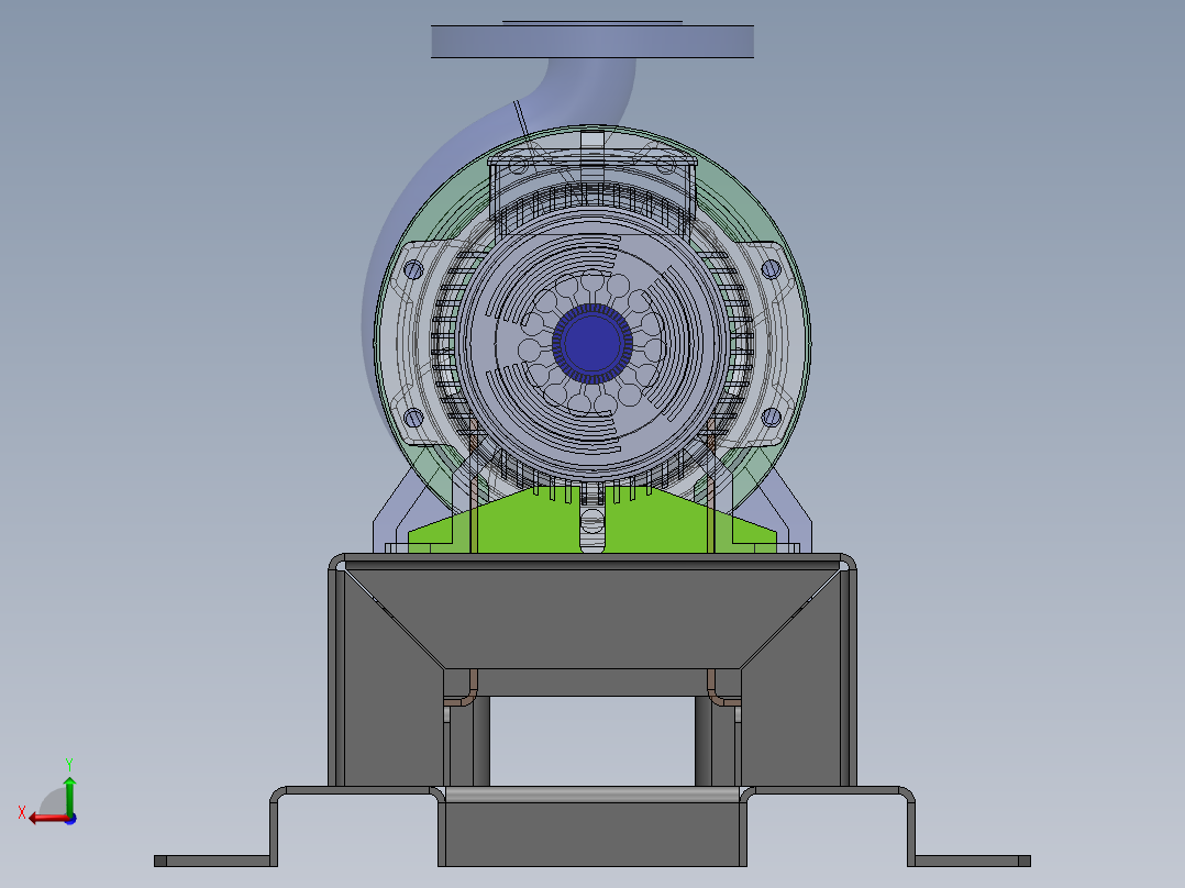 泵、水泵(61)后视图