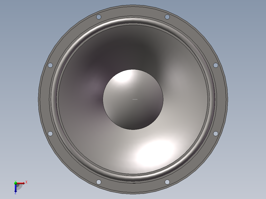 12寸蜀音喇叭俯视图