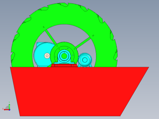 轮式洗砂机后视缩略图