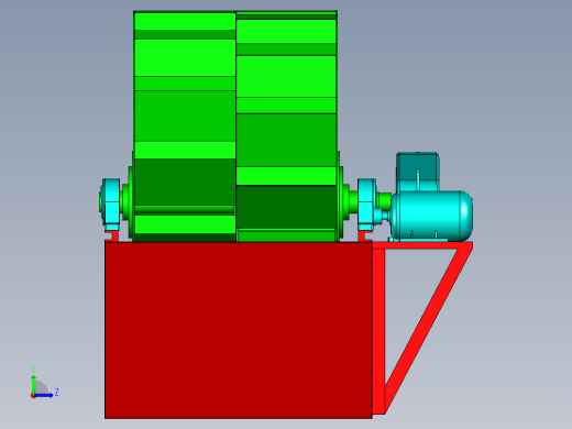 轮式洗砂机左视缩略图