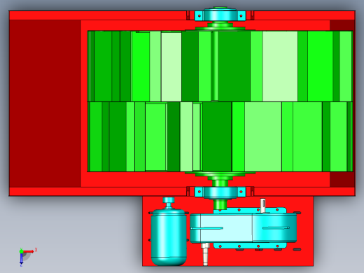 轮式洗砂机俯视缩略图
