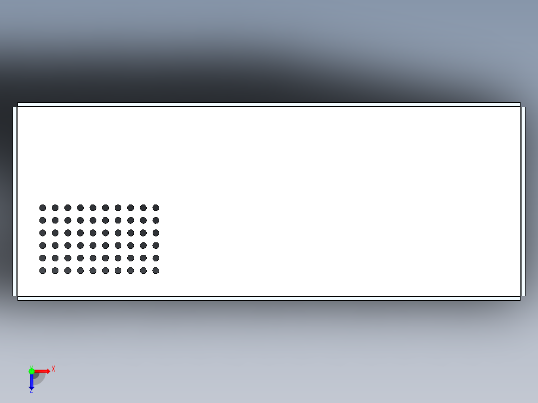CPU机箱外壳11俯视图