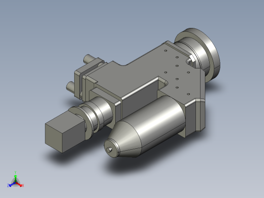 3D模拟单聚焦镜头step