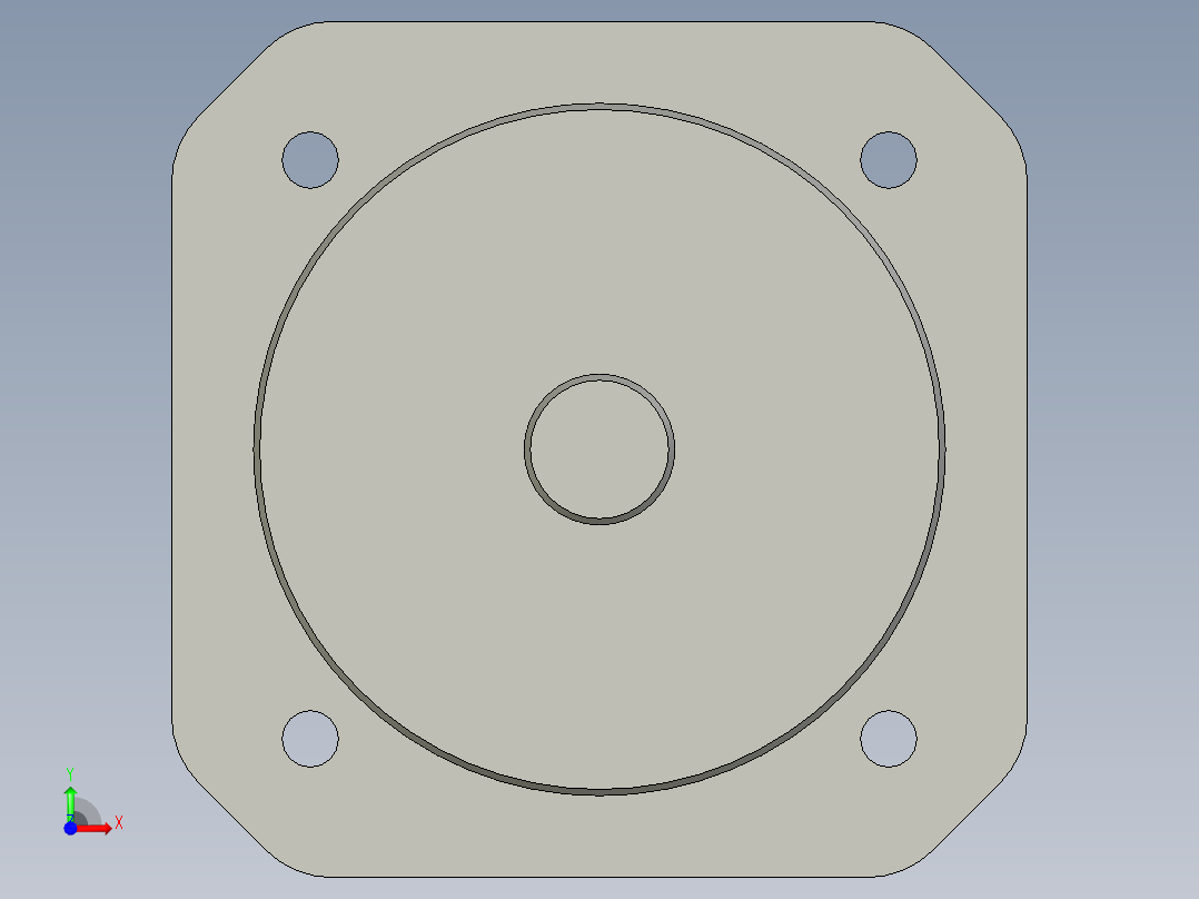1FK6060西门子交流伺服电机示意图前视图