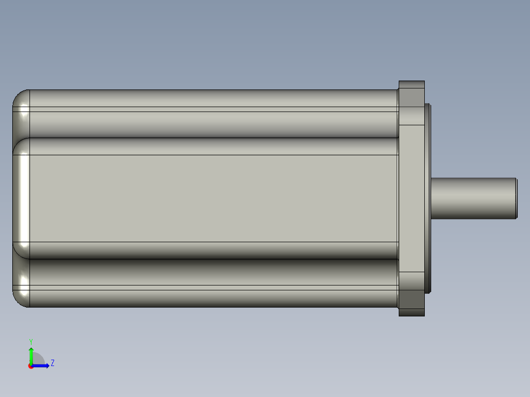 1FK6060西门子交流伺服电机示意图左视图