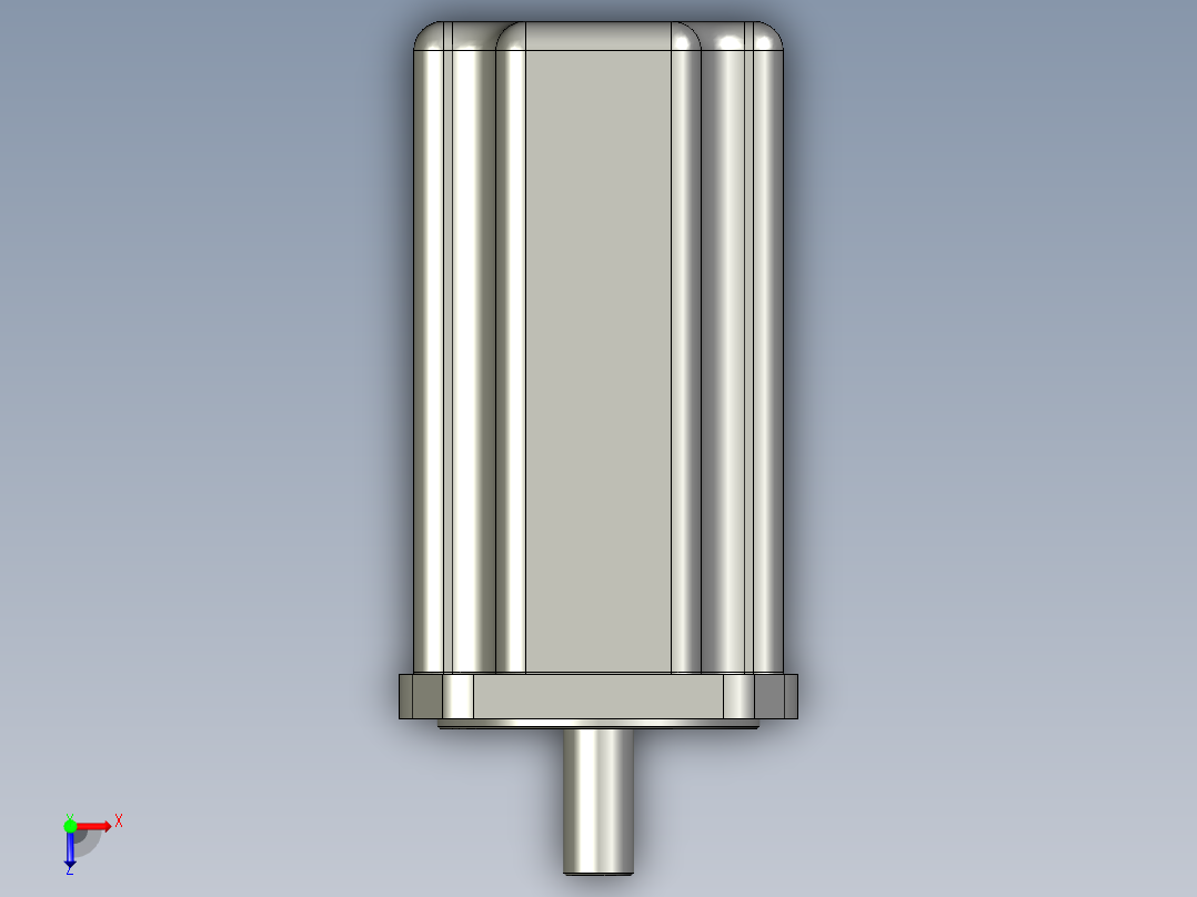 1FK6060西门子交流伺服电机示意图俯视图