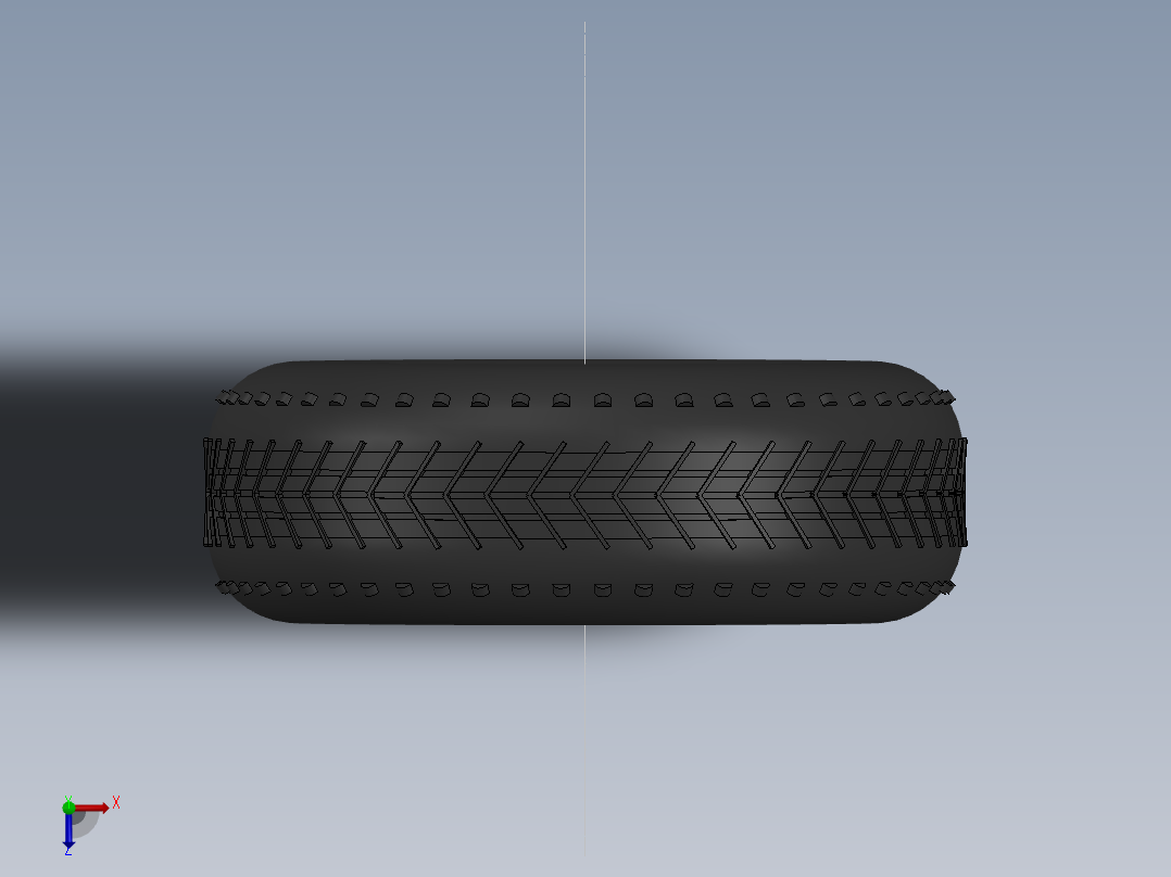 汽车轮胎俯视图