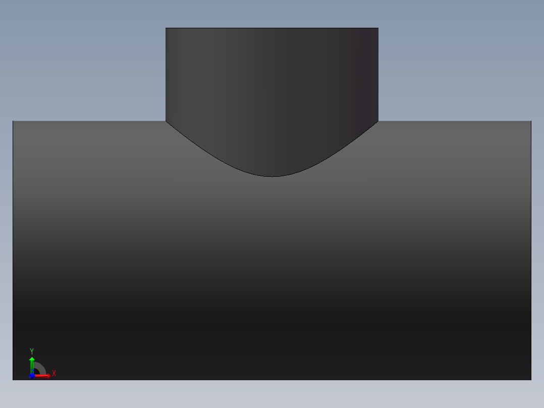 UPVC_RTEE_DN300_150前视图