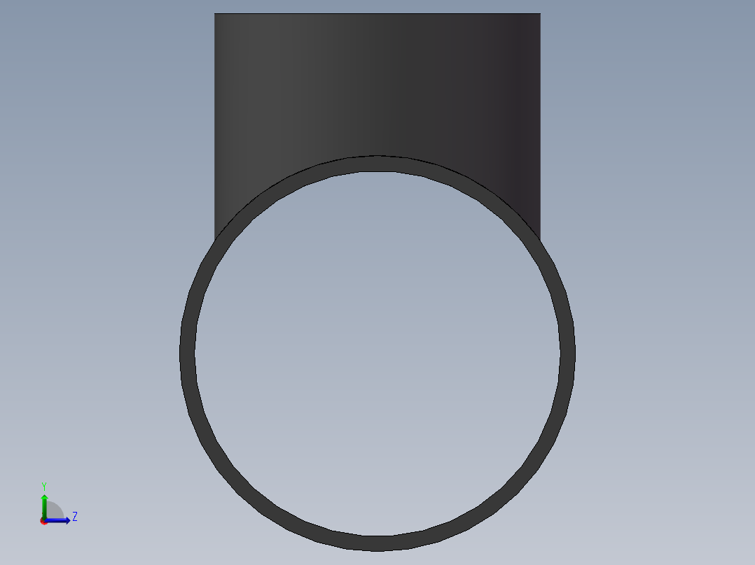 UPVC_RTEE_DN300_150左视图