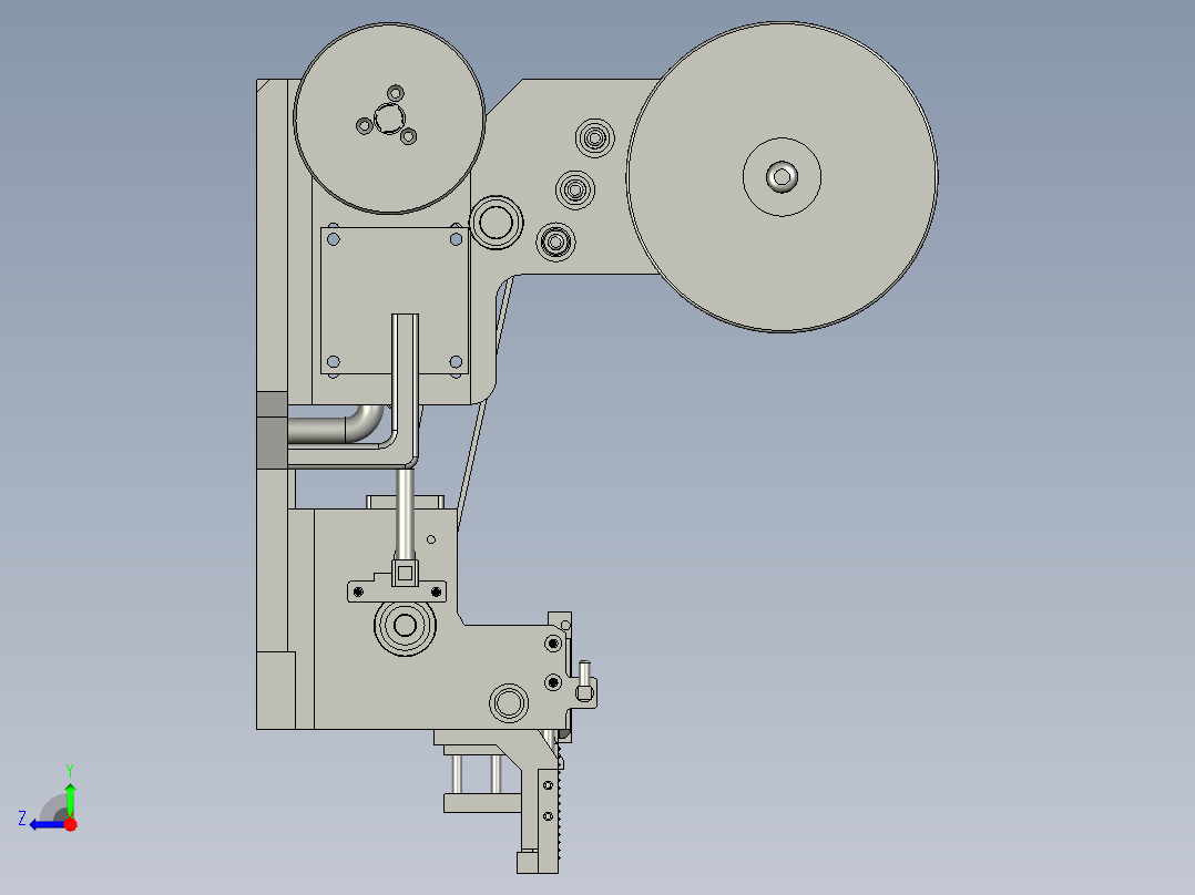 090807送标机构贴标机2405右视图
