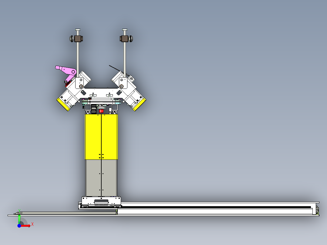 多功能移栽设备设计前视图