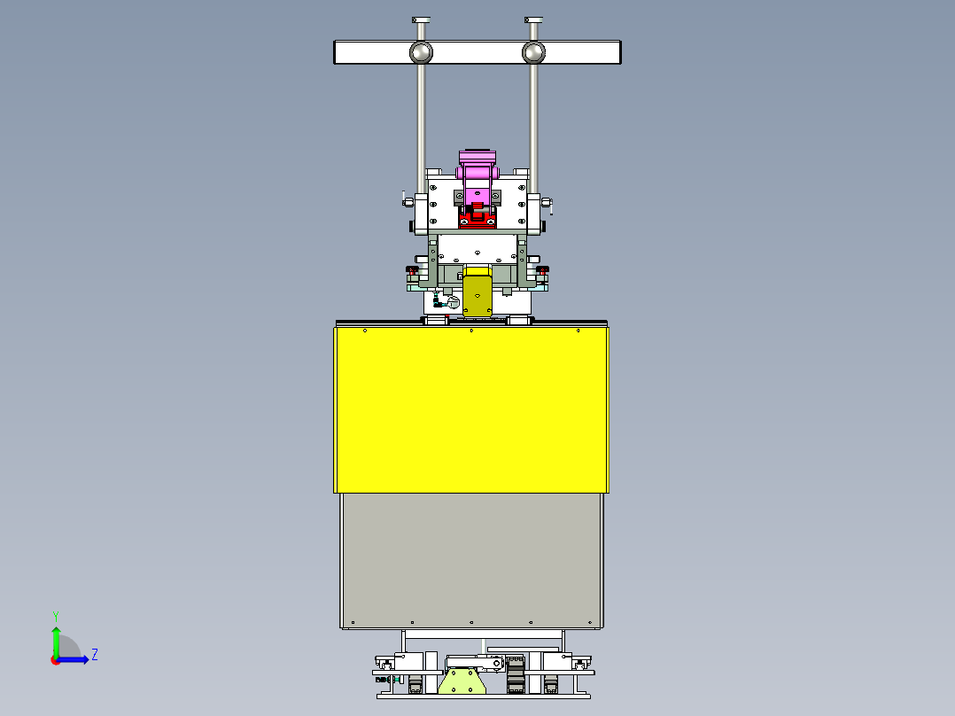 多功能移栽设备设计左视图