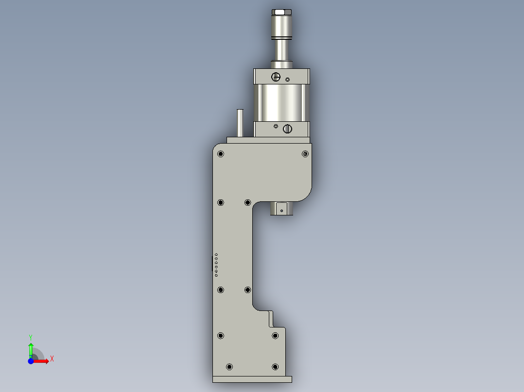 8ZY-05-压板组件前视图