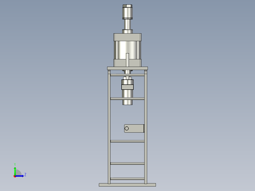 8ZY-05-压板组件左视图