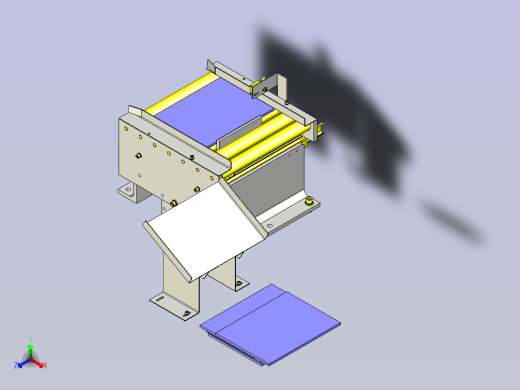 一款传送线NG排出机构3D图纸
