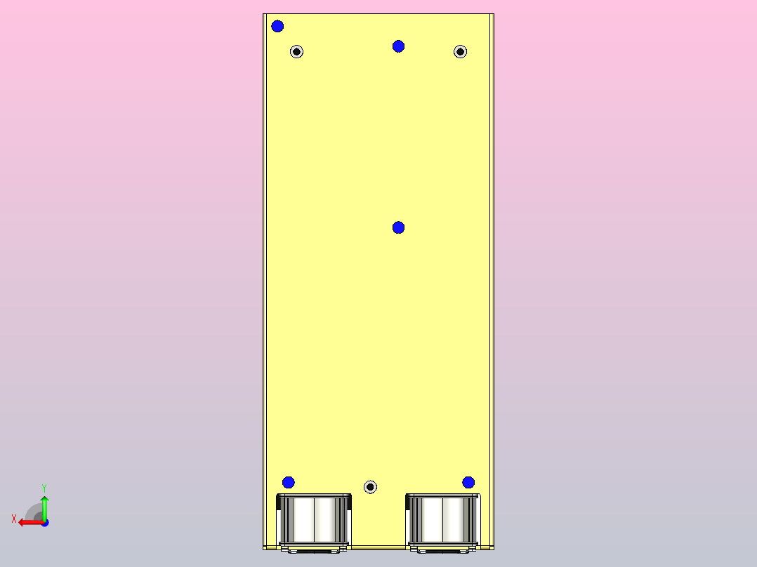 明纬开关电源适配器变压器RSP-2000-24后视图