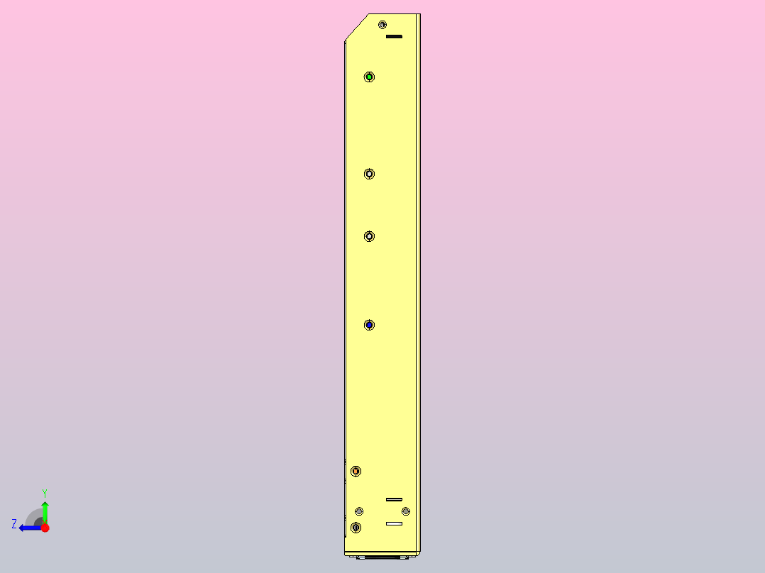 明纬开关电源适配器变压器RSP-2000-24右视图