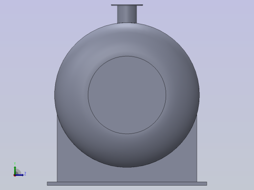 压力容器左视缩略图