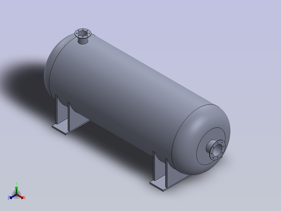 压力容器正等轴测图
