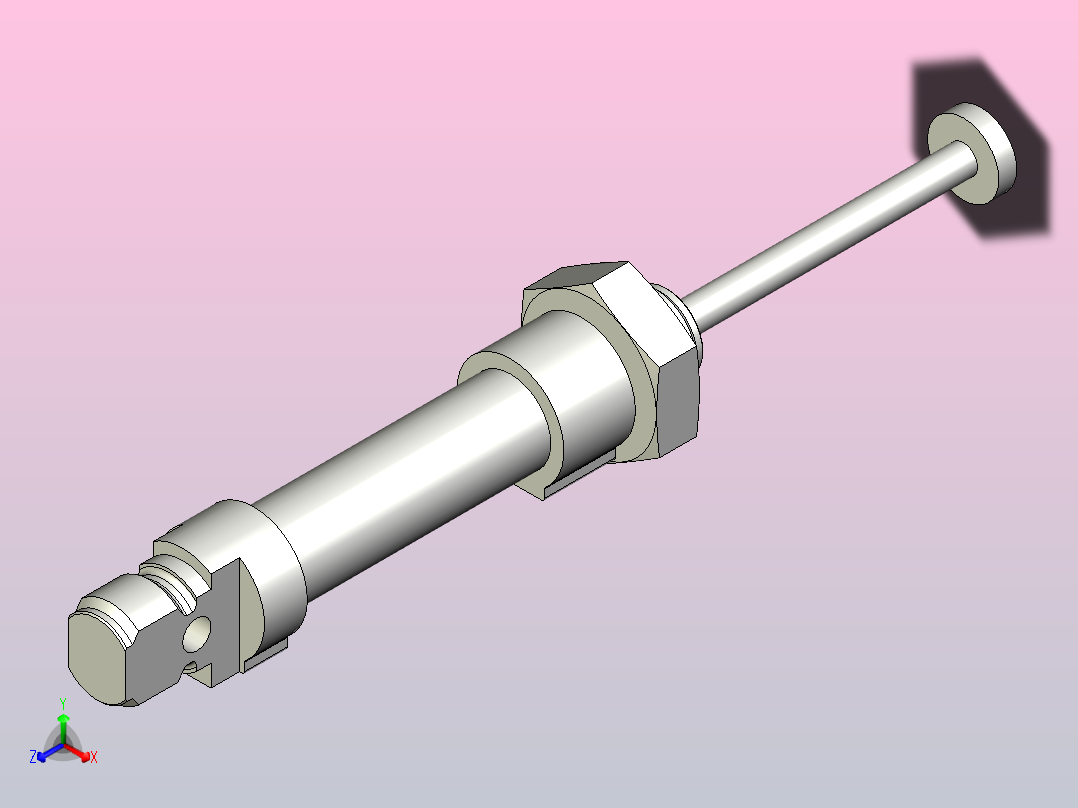 FESTO气缸ESNU-10-10-P-A---_0_正等轴测图