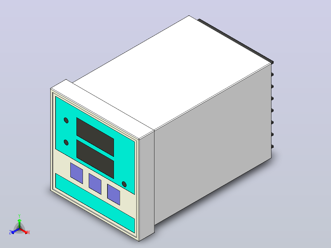 TX2003数显双路湿度控制器[TX2003]主视图