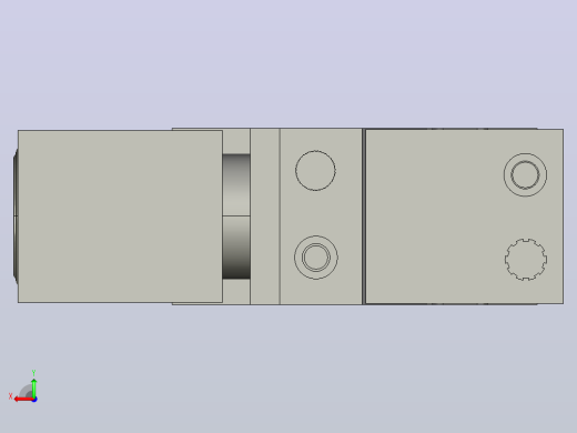 安捷伦瓦里安HS 602旋转叶片泵- Step文件后视缩略图
