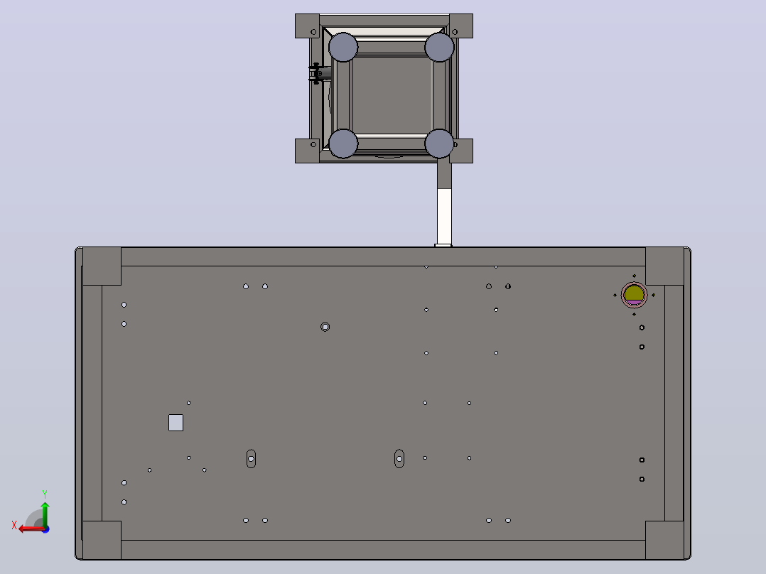 冲压自动送料装置设计（sw+cad+说明书）后视图