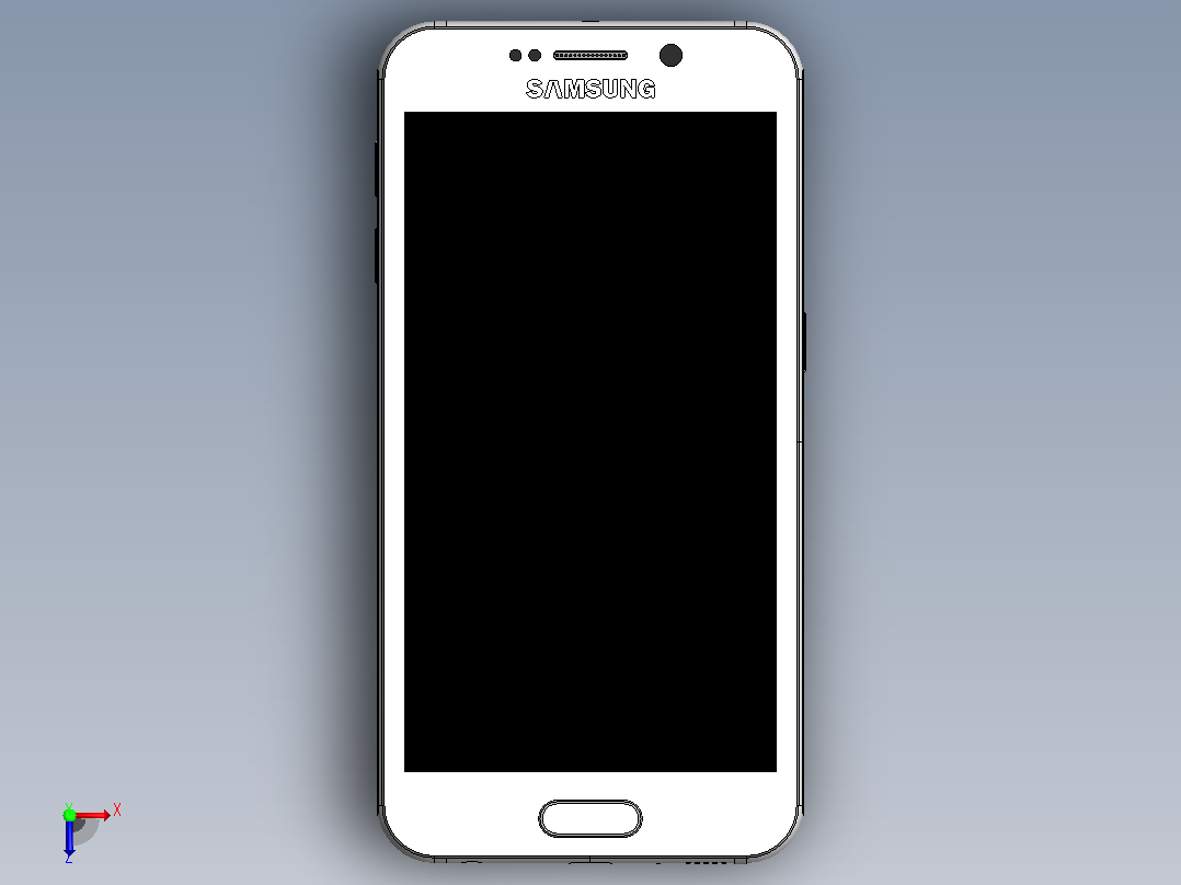 三星Galaxy S6俯视图