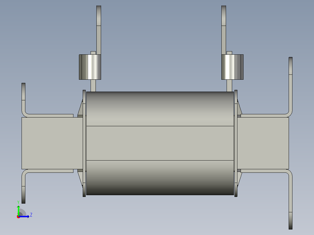 ACLSG-30三相干式进线电抗器三维模型202011左视图
