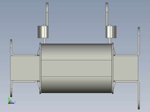 ACLSG-30三相干式进线电抗器三维模型202011左视缩略图